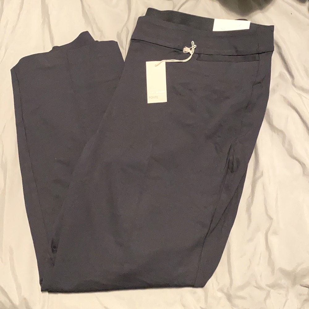 Lane Bryant black and grey pants